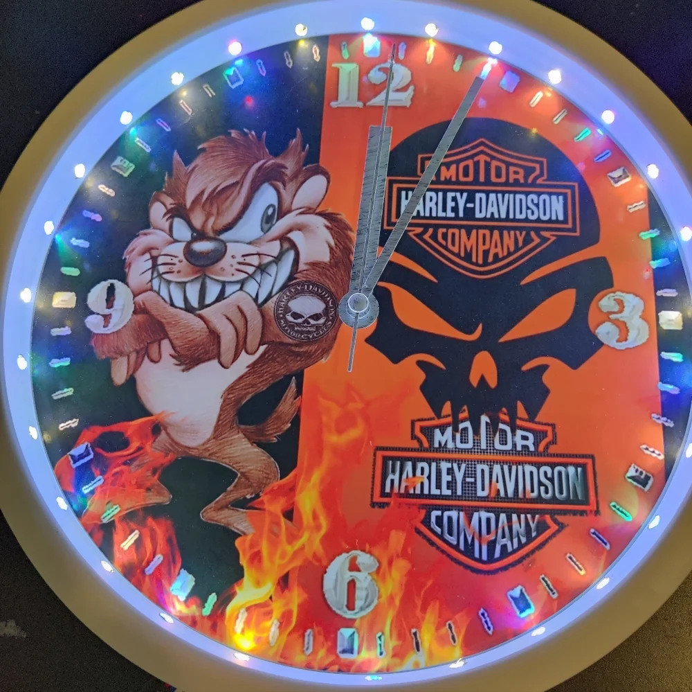 Harley Taz clock